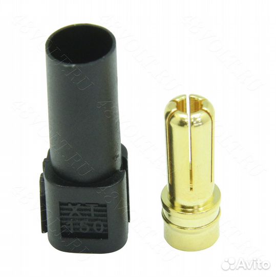 Разъём XT150 папа черная