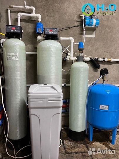 Система очистки воды с установкой