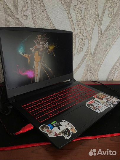 Ноутбук Msi gf66 katana 3060ti, i5-11400, 16gb