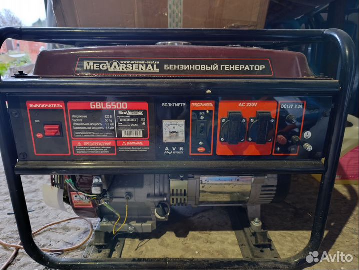 Генератор бензиновый 6.5 квт
