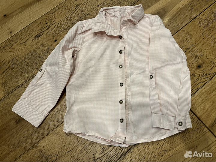 Рубашки. Вещи пакетом mothercare 116