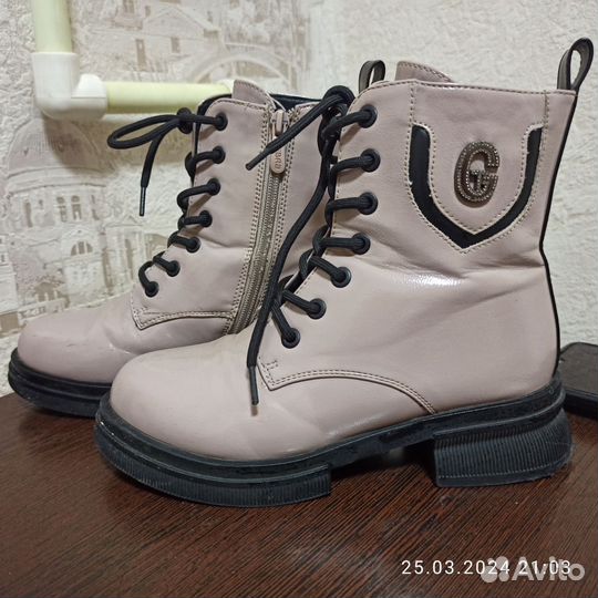 Ботинки демисезонные для девочки 34 размер