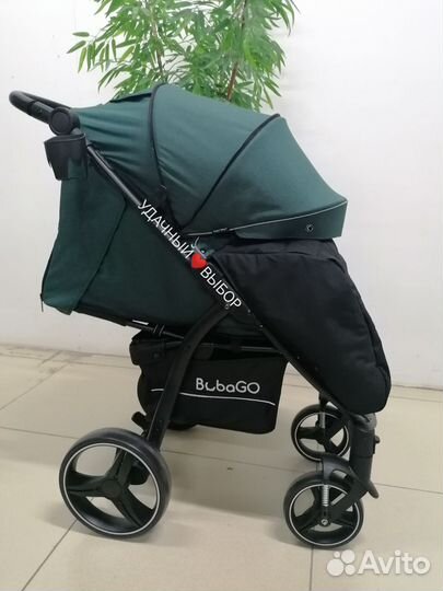 Новая коляска Bubago Cross City (зелёный)