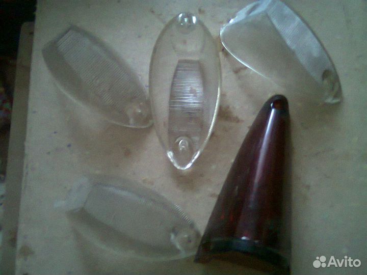 Стекло для габаритов автомобиля СССР