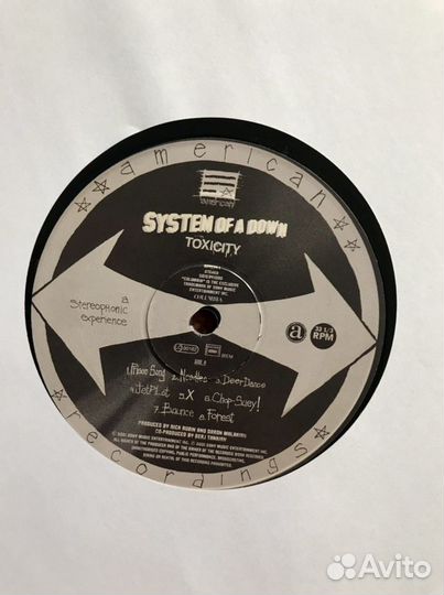 Винил System of a down