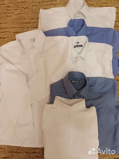Рубашки на мальчика 134 140