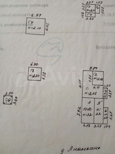 Дом 57 м² на участке 100 сот.