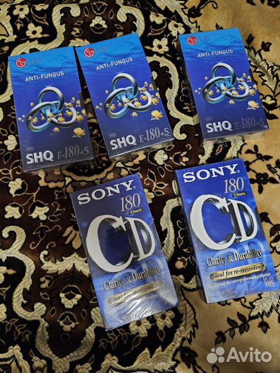 Касеты VHS новые в плёнке