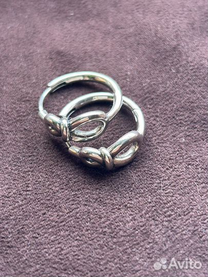 Серьги конго бижутерия