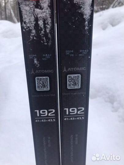 Лыжи гоночные atomic redster s9 carbon