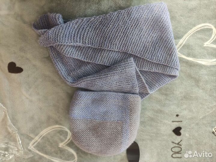 Комплект шапка, шарф