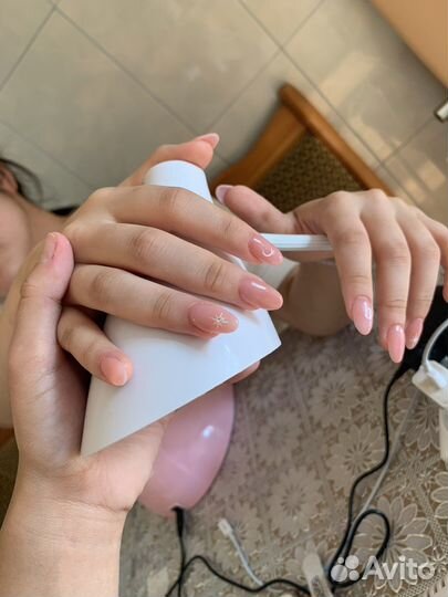Маникюр на дому наращивание ногтей