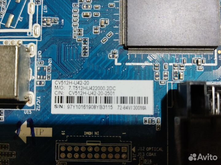 Плата телевизора