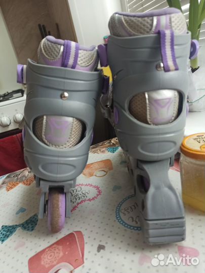 Роликовые коньки детские раздвижные