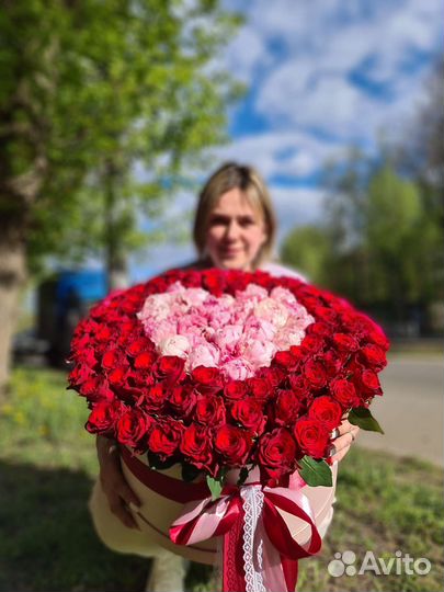 Пионы розы букет из роз 101 роза 151