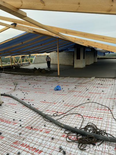 Полусухая стяжка пола за 1 день с гарантией 5 лет