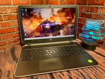 Игровой ноутбук HP 4 ядра GeForce 4GB