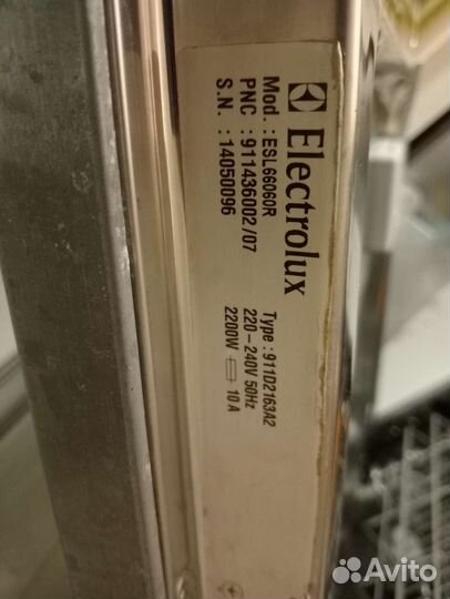 Посудомоечная машина Electrolux