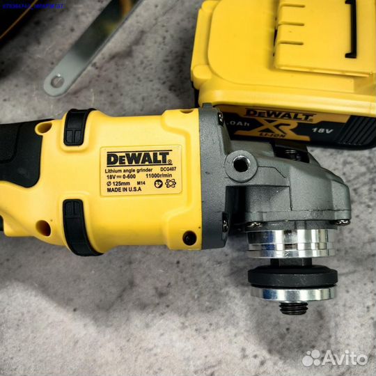 Болгарка ушм dewalt аккумуляторная 125 мм 2 аккум