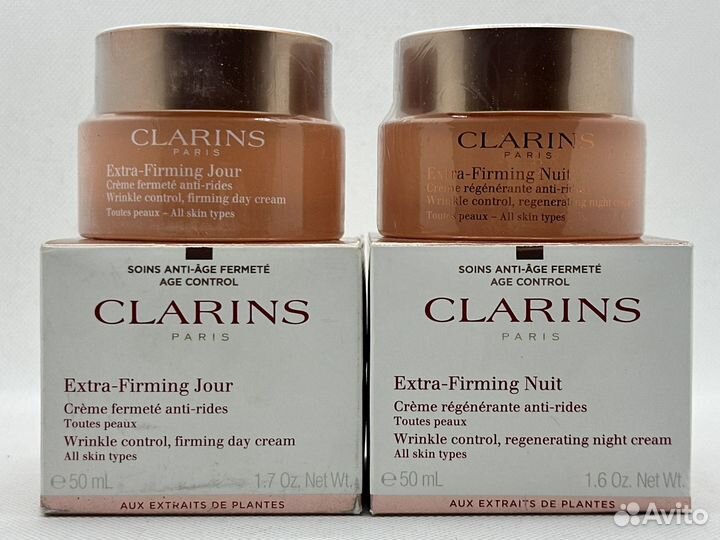 Дневной/ночной крем для лица clarins extra-firmin