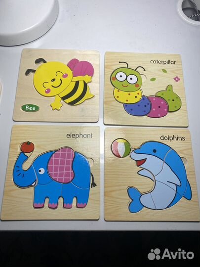 Деревянные пазлы