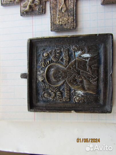 Иконки и Крест, литьё