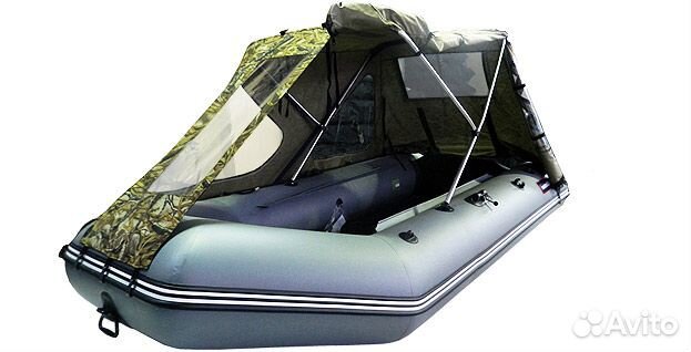 Тент трансформер на лодку Хантер 320