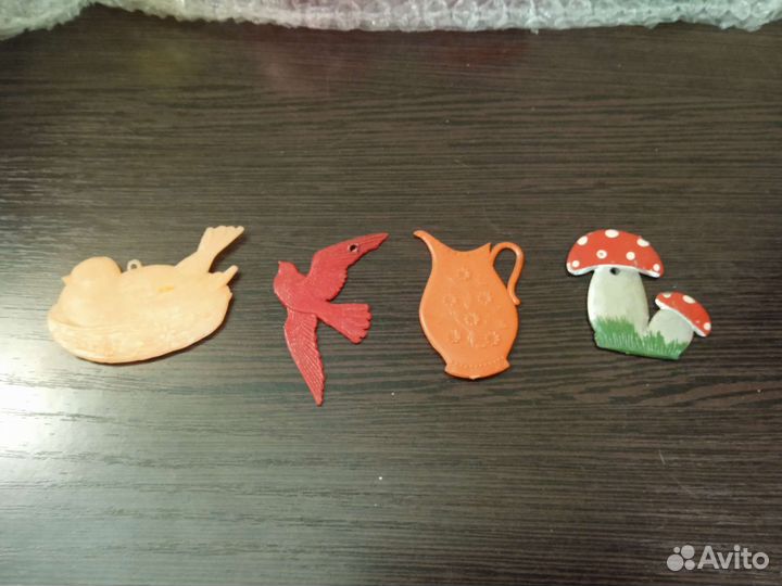 Елочные игрушки пластик СССР