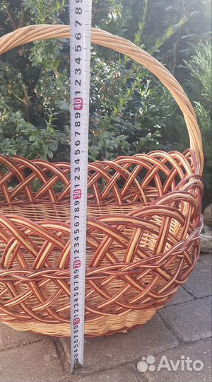 Корзина плетеная большая