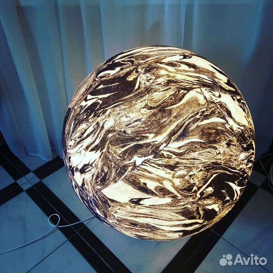 Светильник шар для ланшавного дизайна. Для дома