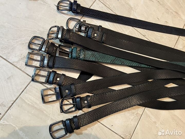 Ремни из питона