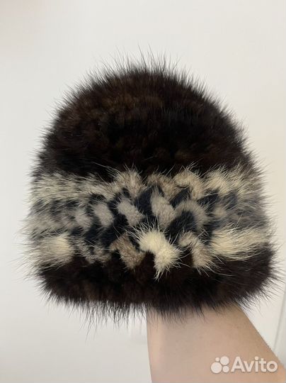 Шапка норковая женская бу