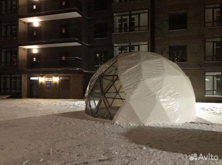 Купольный шатер для глэмпинга