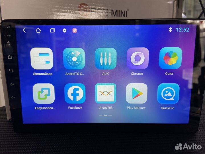 Магнитола андроид 9” экран 2х16 Гб