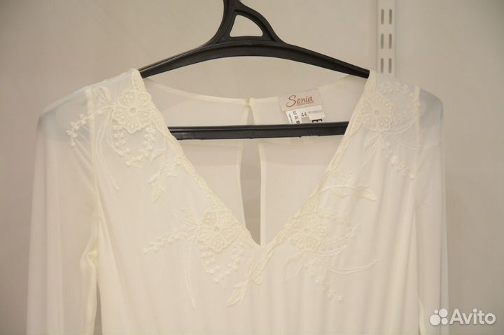 Свадебное дизайнерское платье,новое,стильбохо р.44