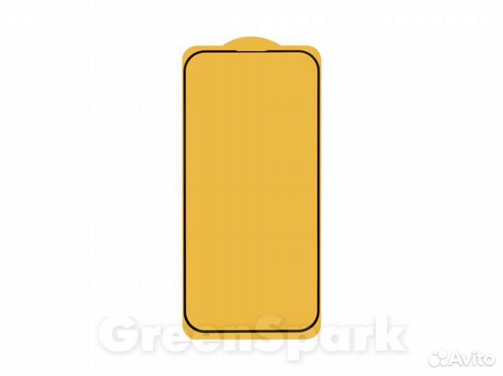 Защитное стекло 6D для iPhone 14 Pro черный vixio