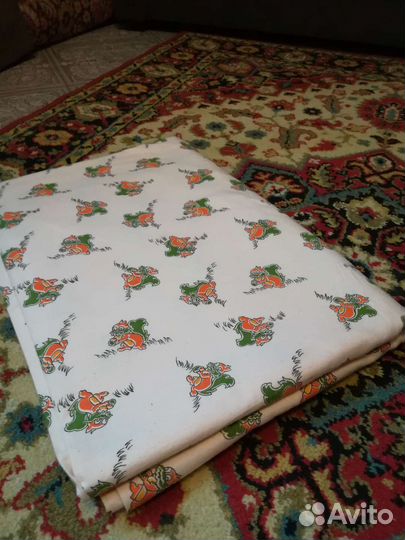 Отрез ткани (фланель) СССР для детских пелёнок