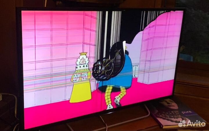 Телевизор Sony KDL 40w705c с битой матрицец