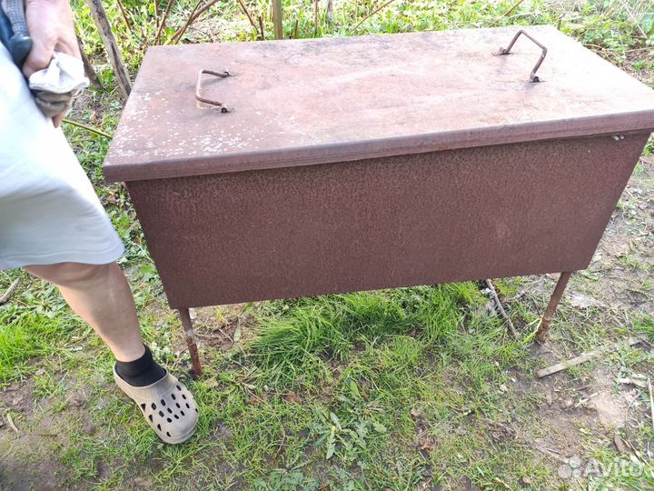 Коптильня 100 литров.Холодное и горячее копчение