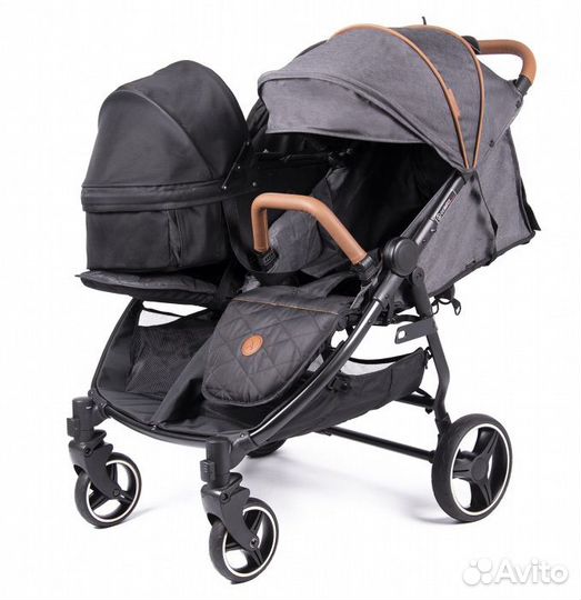 Коляска для двойни coletto enzo twin