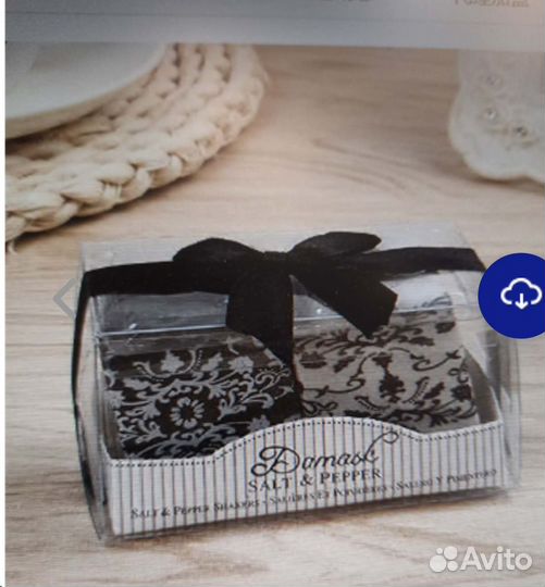 Набор для специй перечница и солонка новые в упак