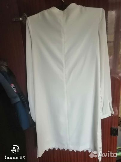 Белое вечернее платье 44 46