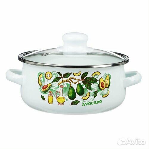 Набор эмалированных кастрюль (1,5/4л), индукция