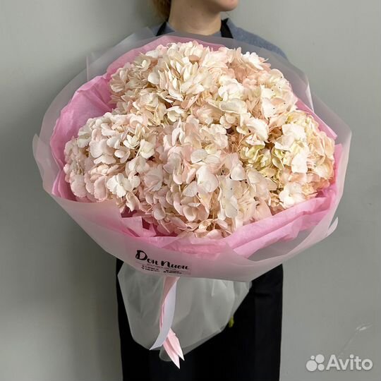 Букеты из гортензий