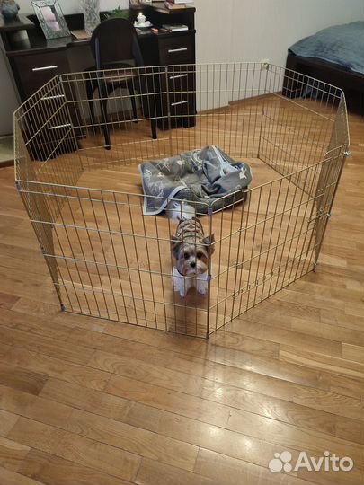 Манеж для собак, раздвижной