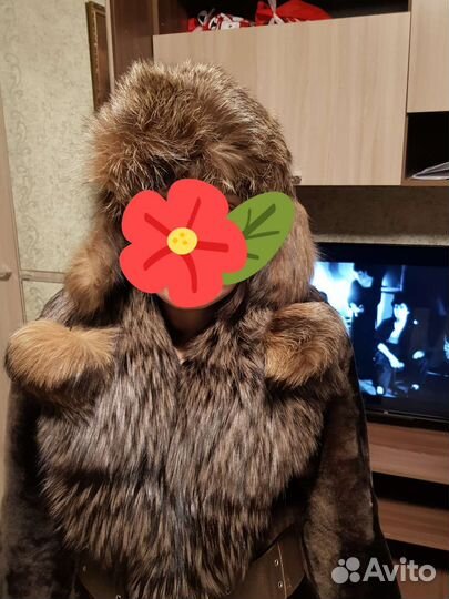 Шапка ушанка натуральный мех женская