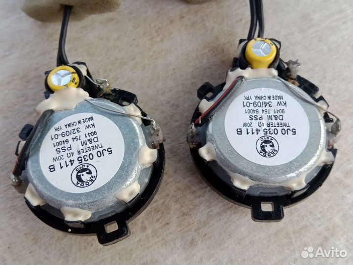 Высокочастотные динамики Шкода Фабия/Румстер