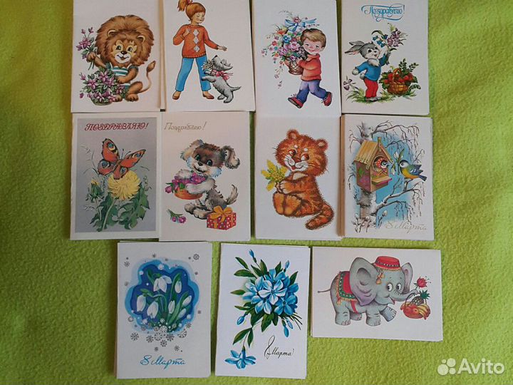 Открытка мини