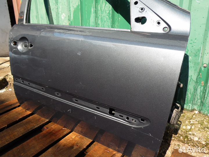 Дверь передняя правая Рено Лагуна 2 темно серая