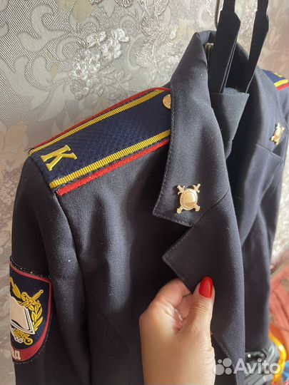 Кадетский киттель для девочки 146